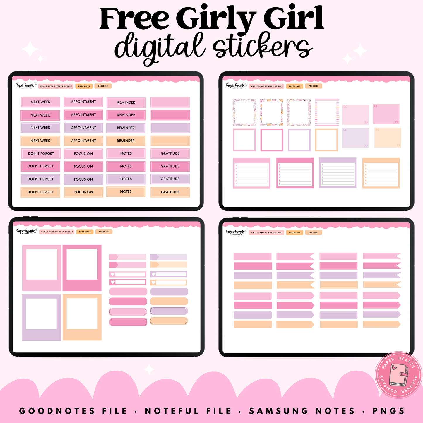 Free Girly Girl Stickers