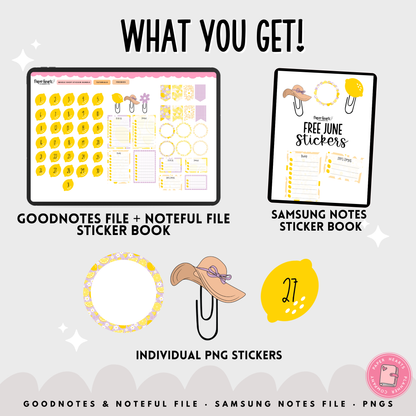 Free June Stickers