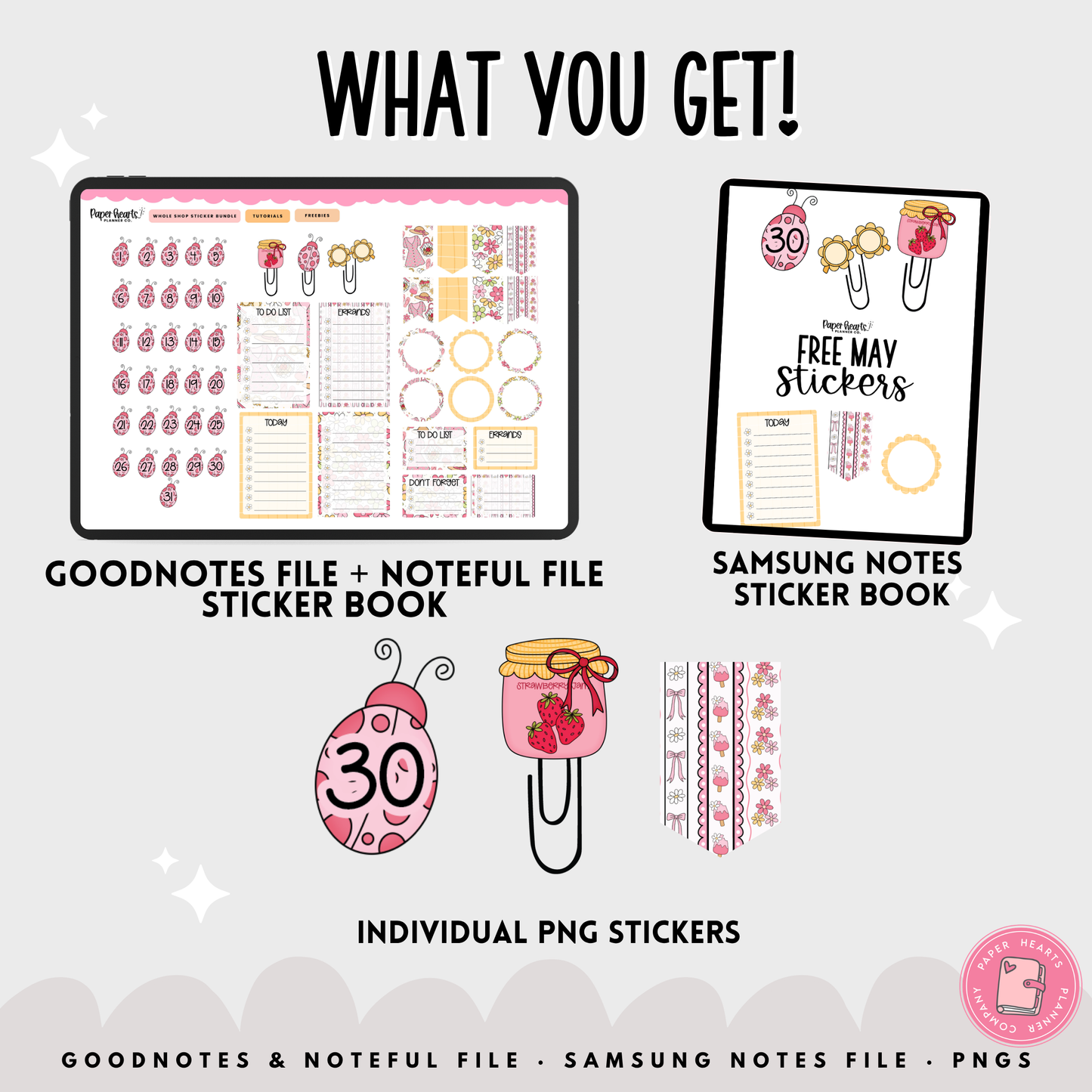 Free May Stickers