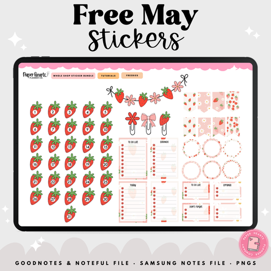 Free May Stickers