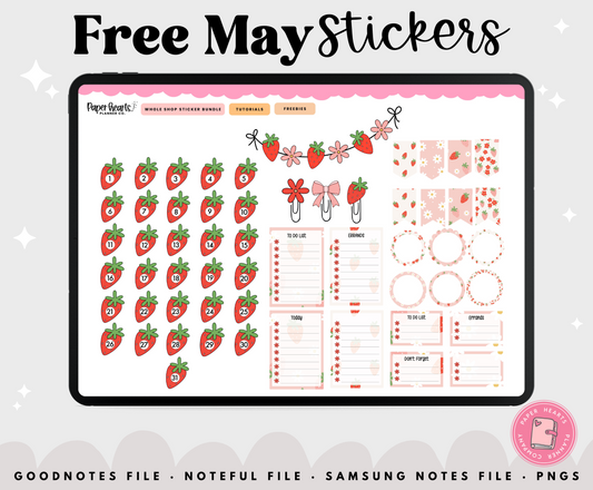 Free May Stickers