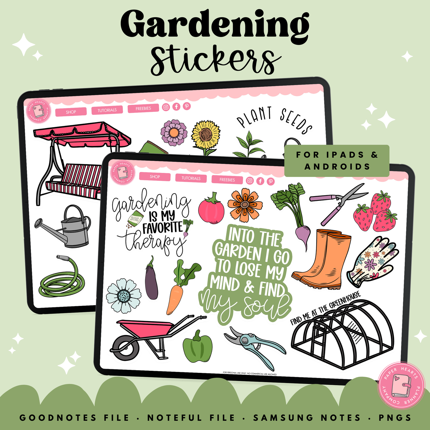 Gardening Stickers