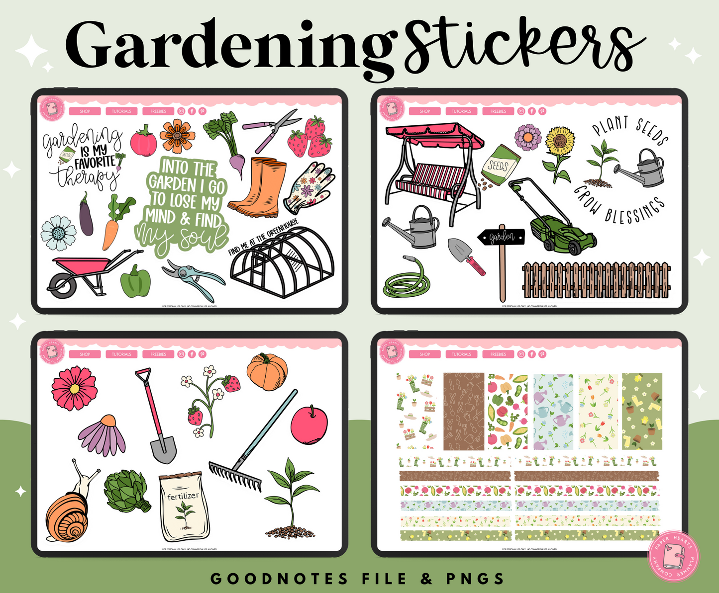 Gardening Stickers