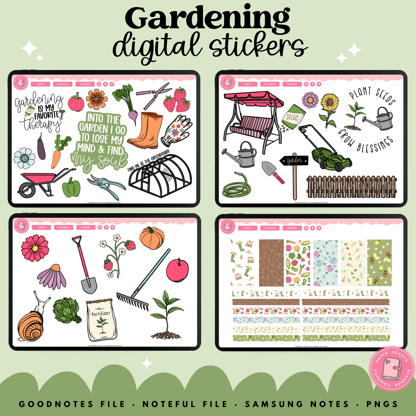 Gardening Stickers