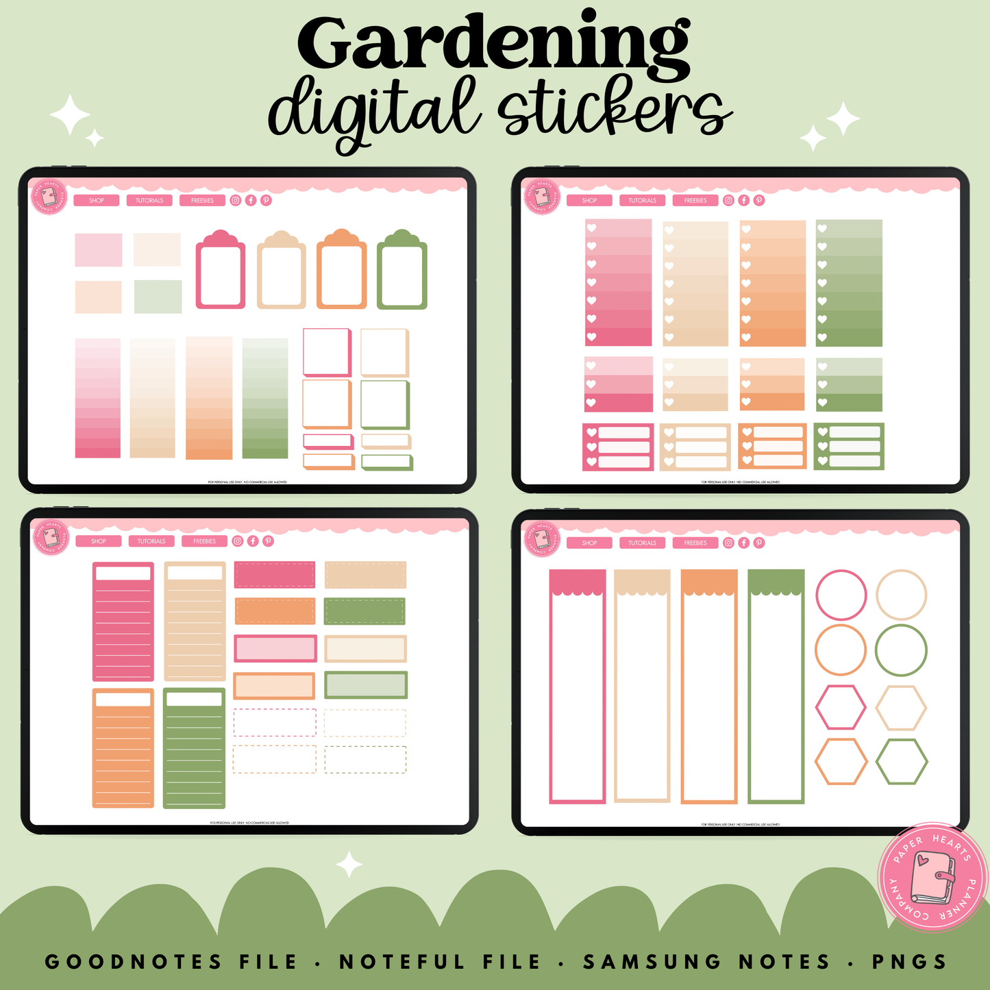 Gardening Stickers