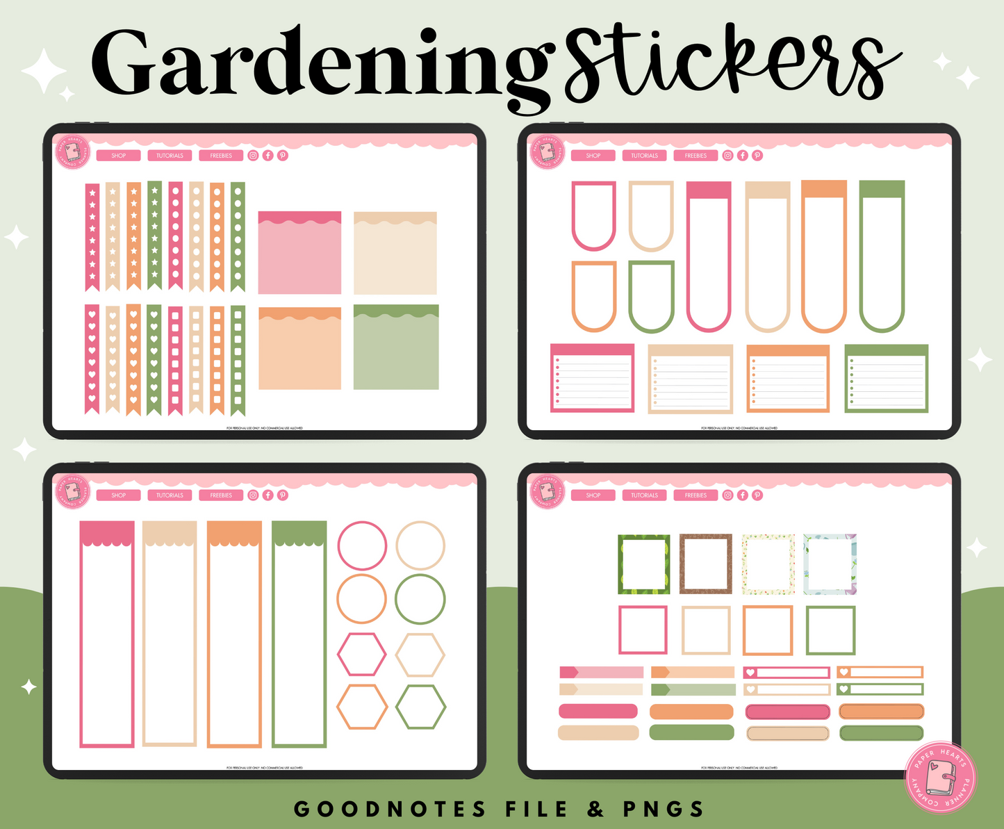 Gardening Stickers