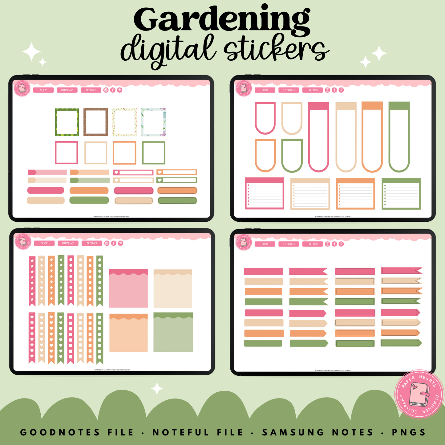 Gardening Stickers