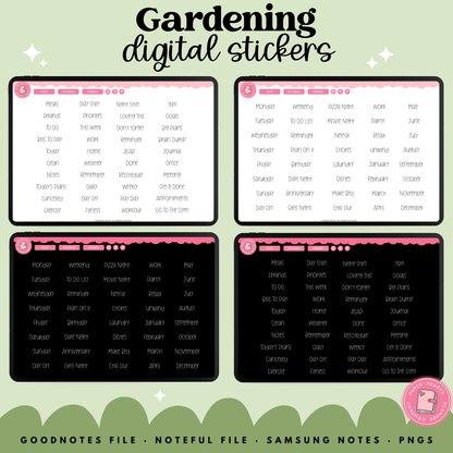 Gardening Stickers