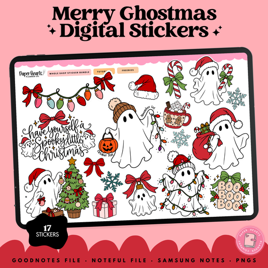 Merry Ghostmas Stickers