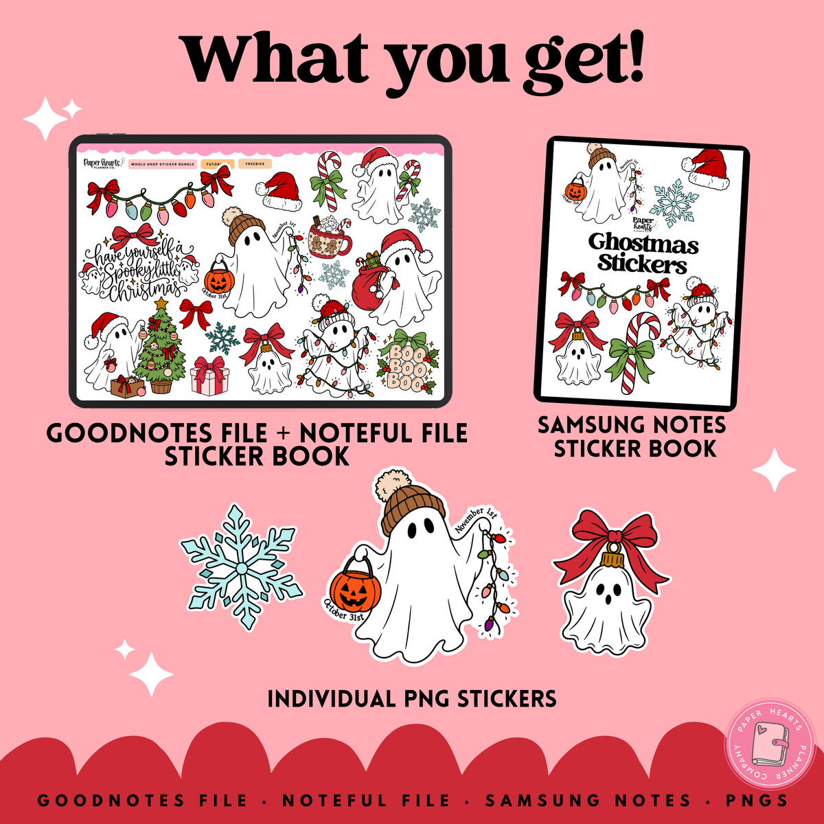 Merry Ghostmas Stickers