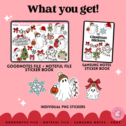 Merry Ghostmas Stickers