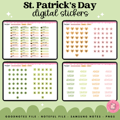 Girly Goose St. Patrick's Day Stickers