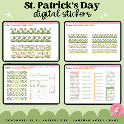 Girly Goose St. Patrick's Day Stickers