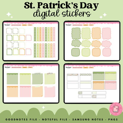 Girly Goose St. Patrick's Day Stickers