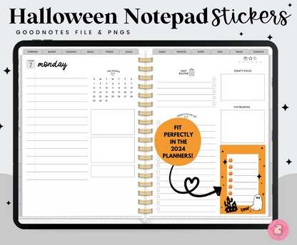 Halloween Notepad Stickers