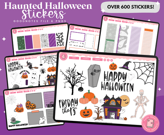Haunted Halloween Stickers