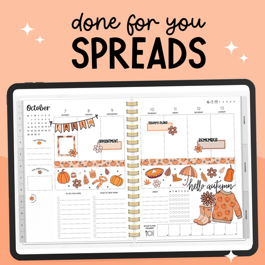 Hello Autumn Weekly DFY Spread