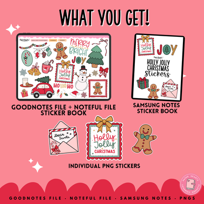 Holly Jolly Christmas Stickers