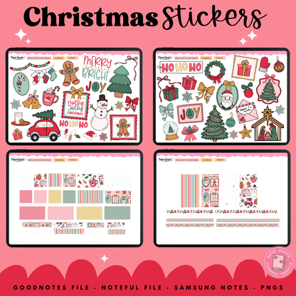 Holly Jolly Christmas Stickers