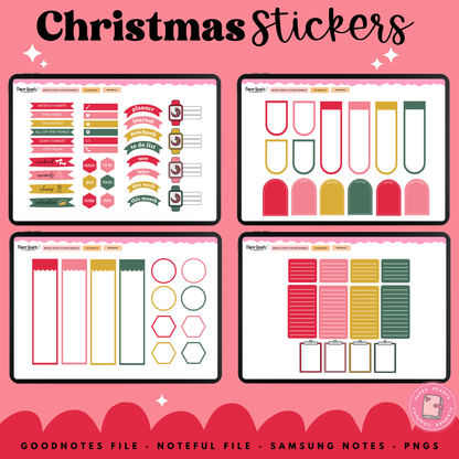 Holly Jolly Christmas Stickers