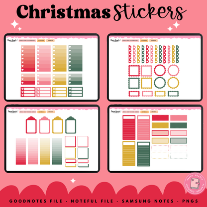 Holly Jolly Christmas Stickers