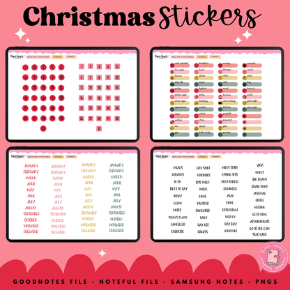 Holly Jolly Christmas Stickers