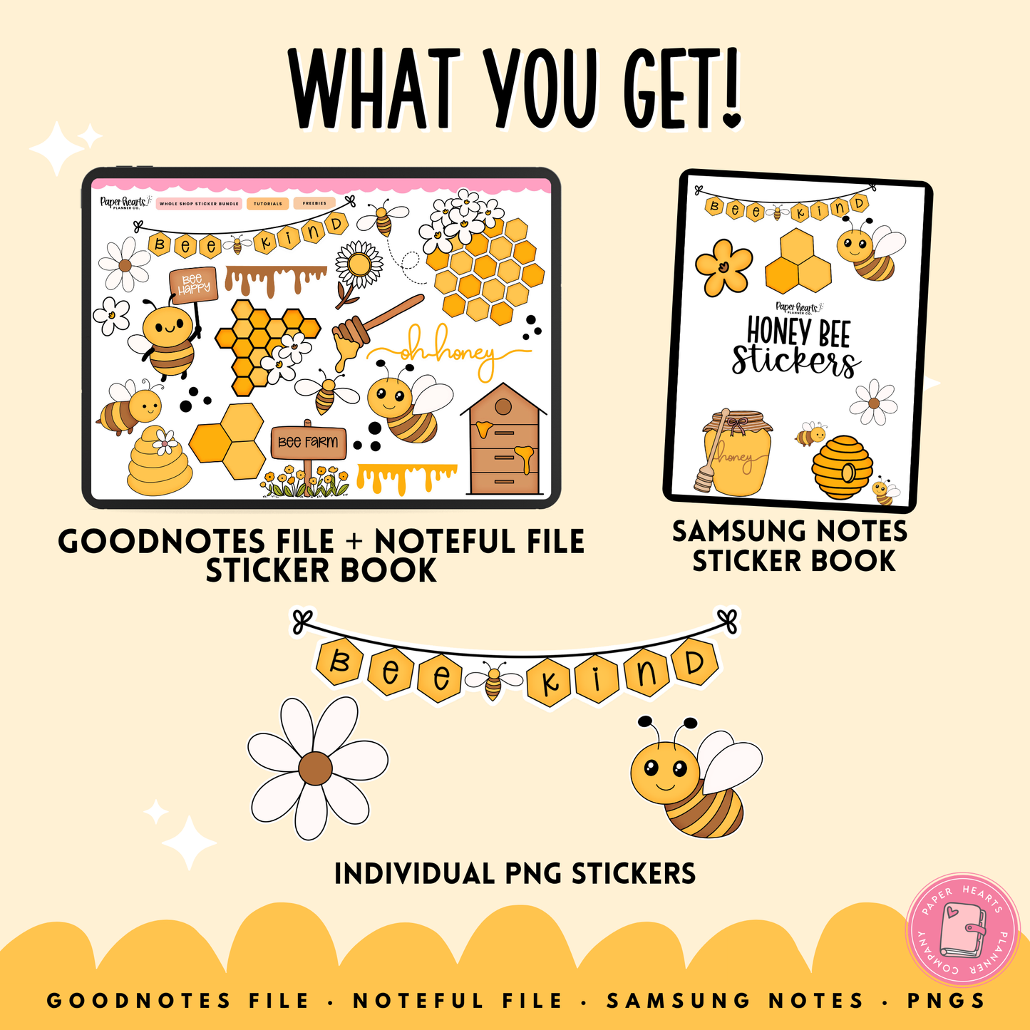 Honeybee Stickers