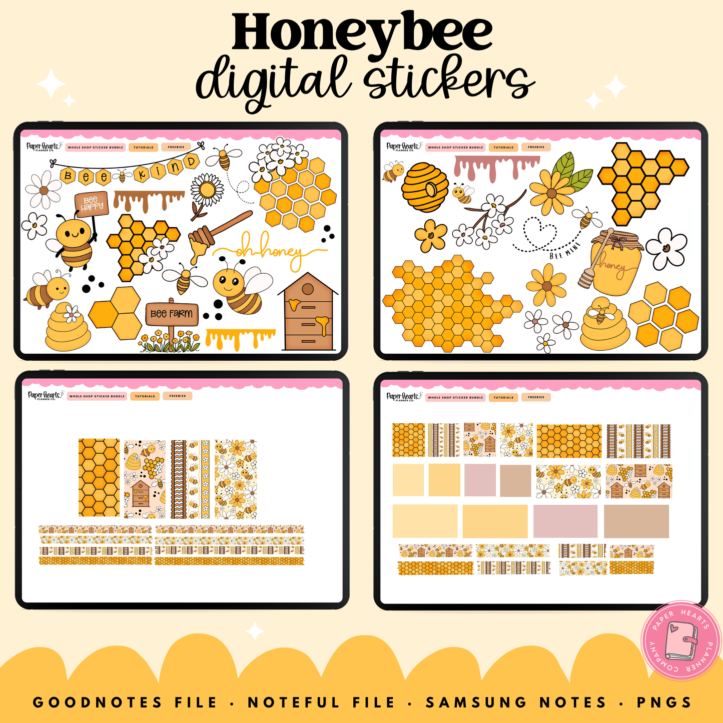Honeybee Stickers
