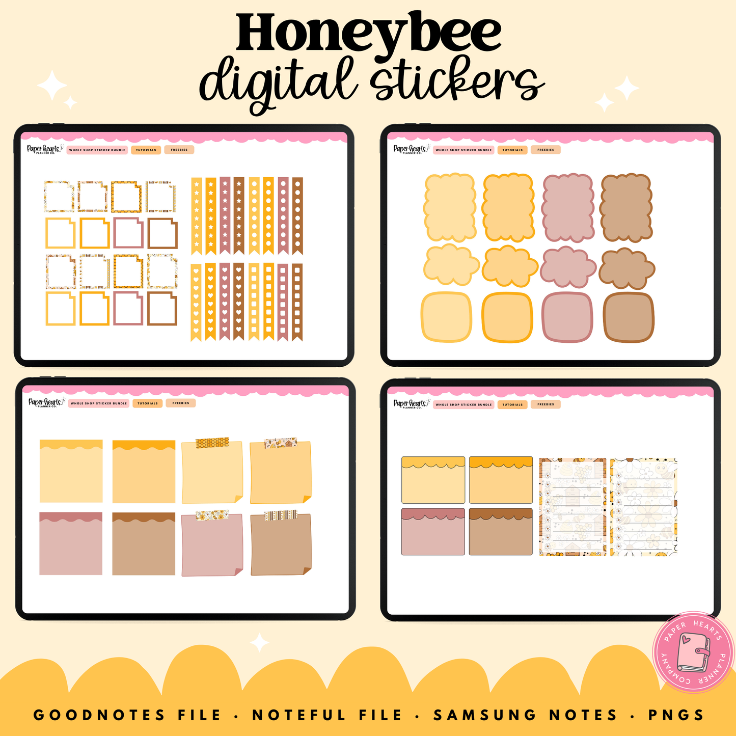 Honeybee Stickers