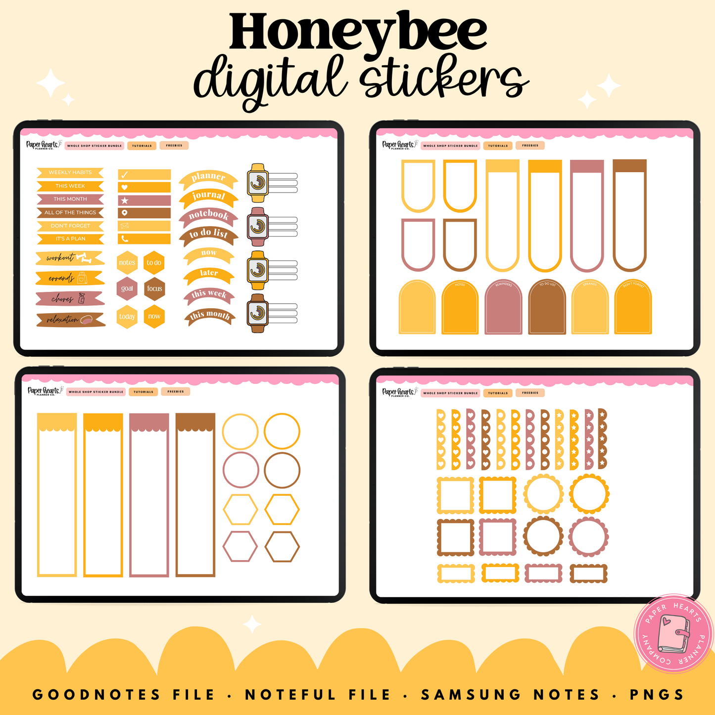 Honeybee Stickers