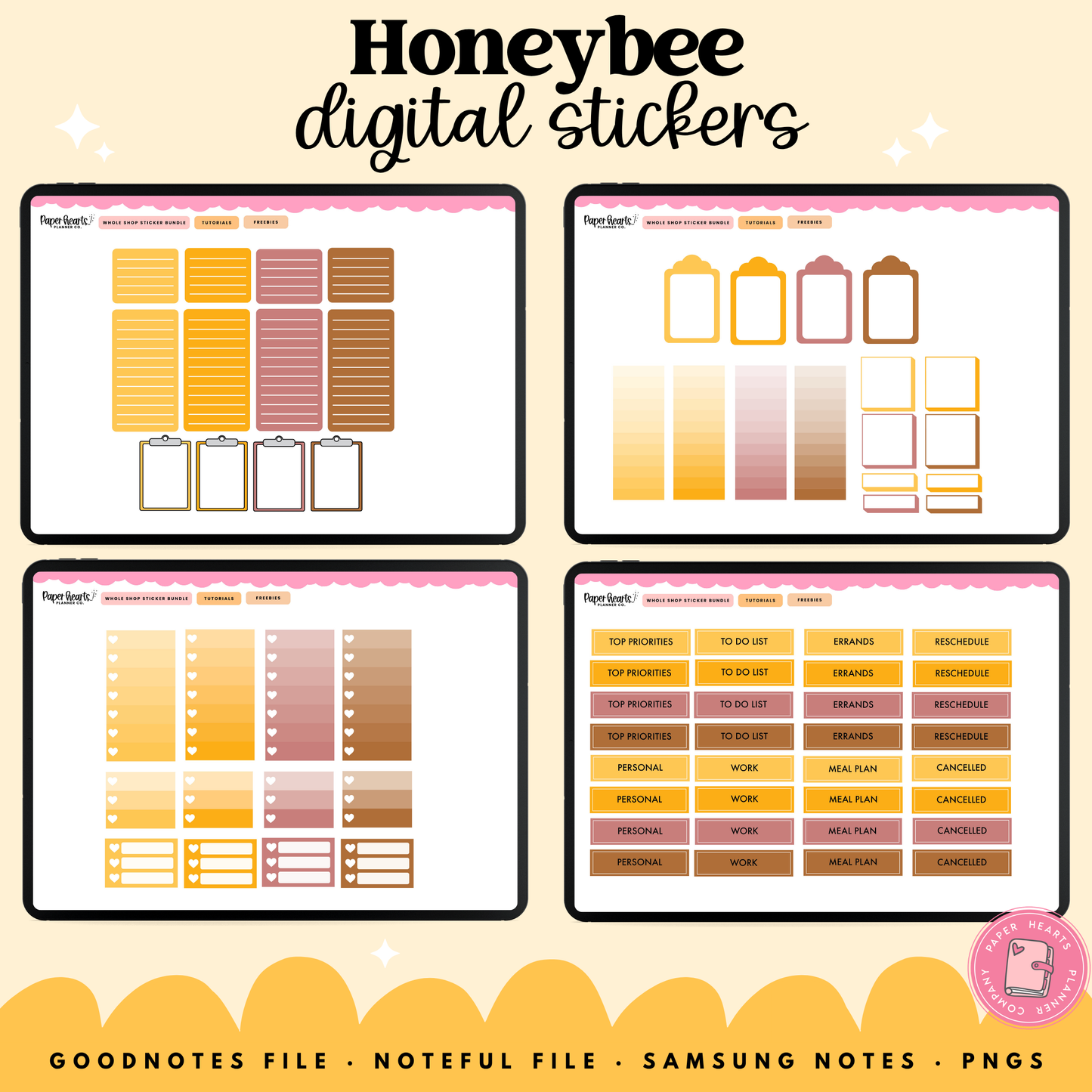 Honeybee Stickers