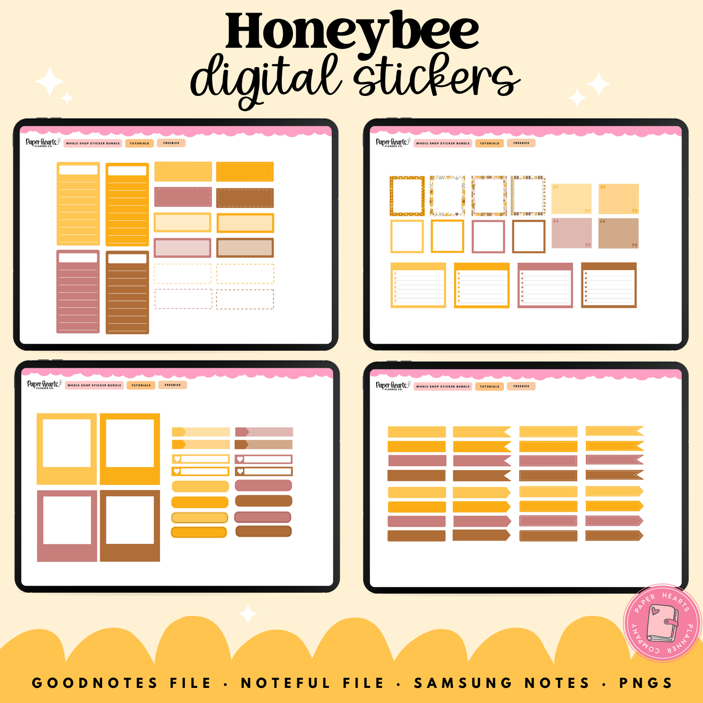 Honeybee Stickers