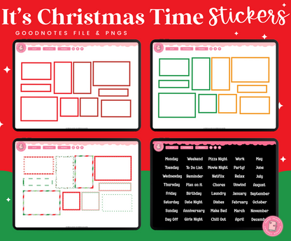 It's Christmas Time Stickers