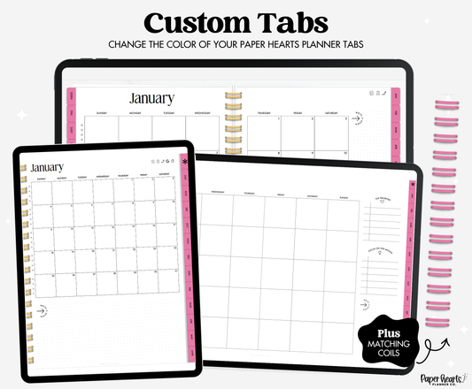 June Pool Party Pink Tabs