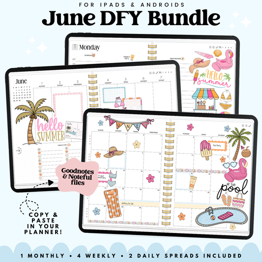June Done For You Spreads Bundle