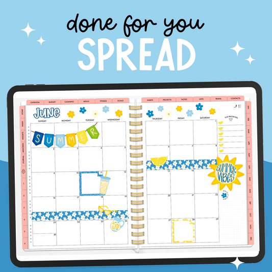June Summer Vibes DFY Spread
