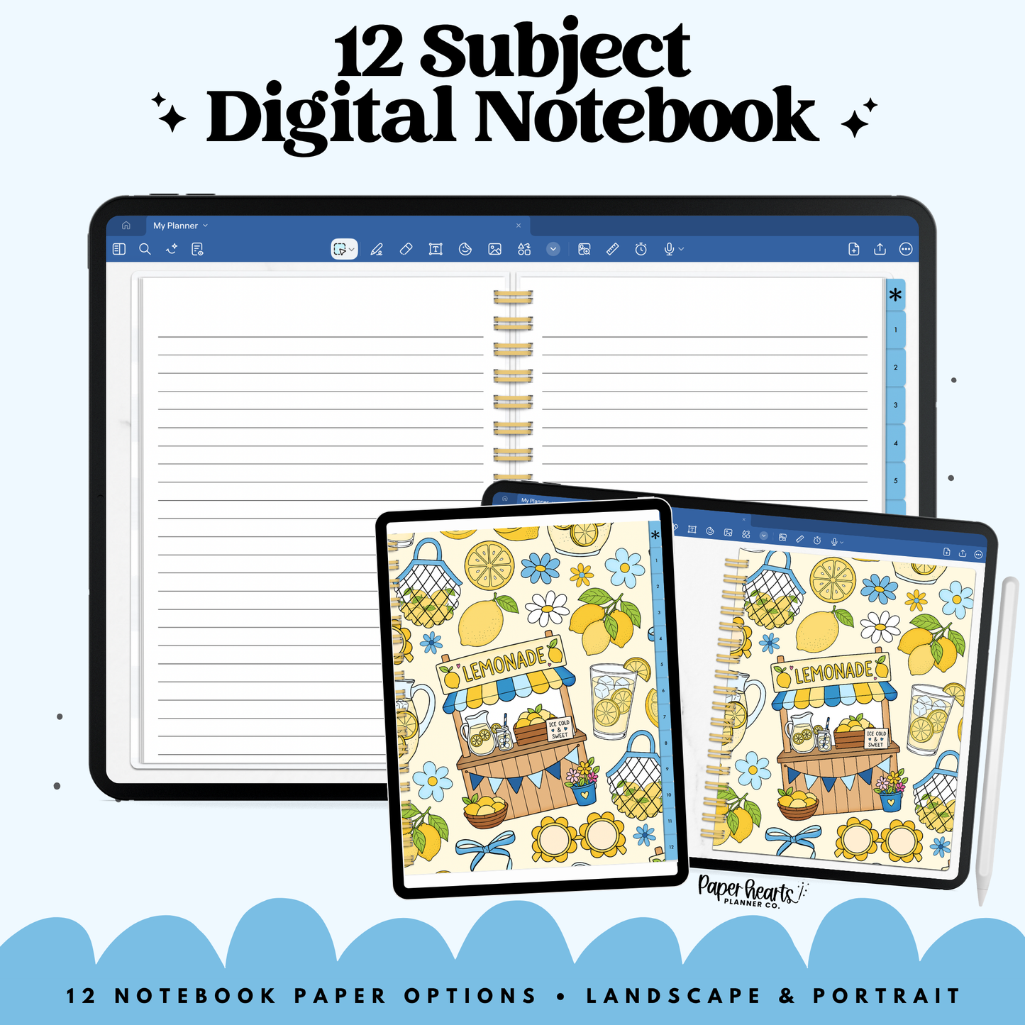 Lemonade Stand Digital Notebook