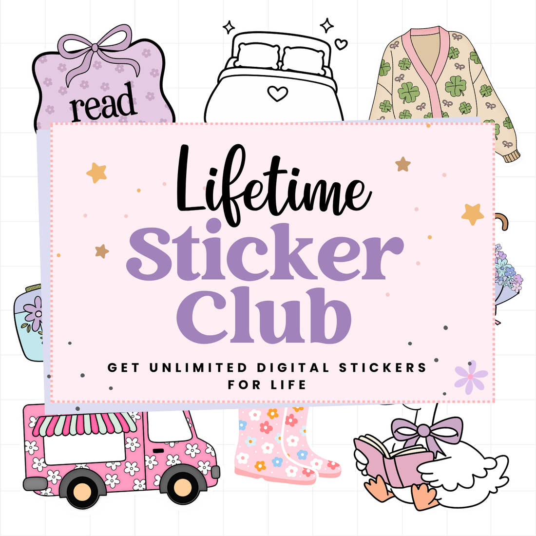 Lifetime Sticker Club – Paper Hearts Planner Co.