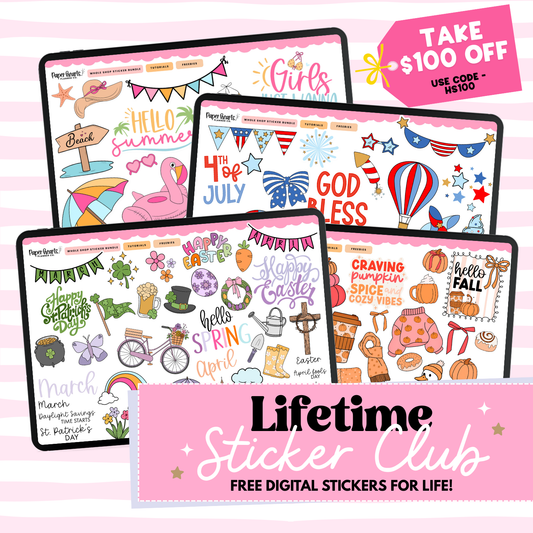 Lifetime Sticker Club