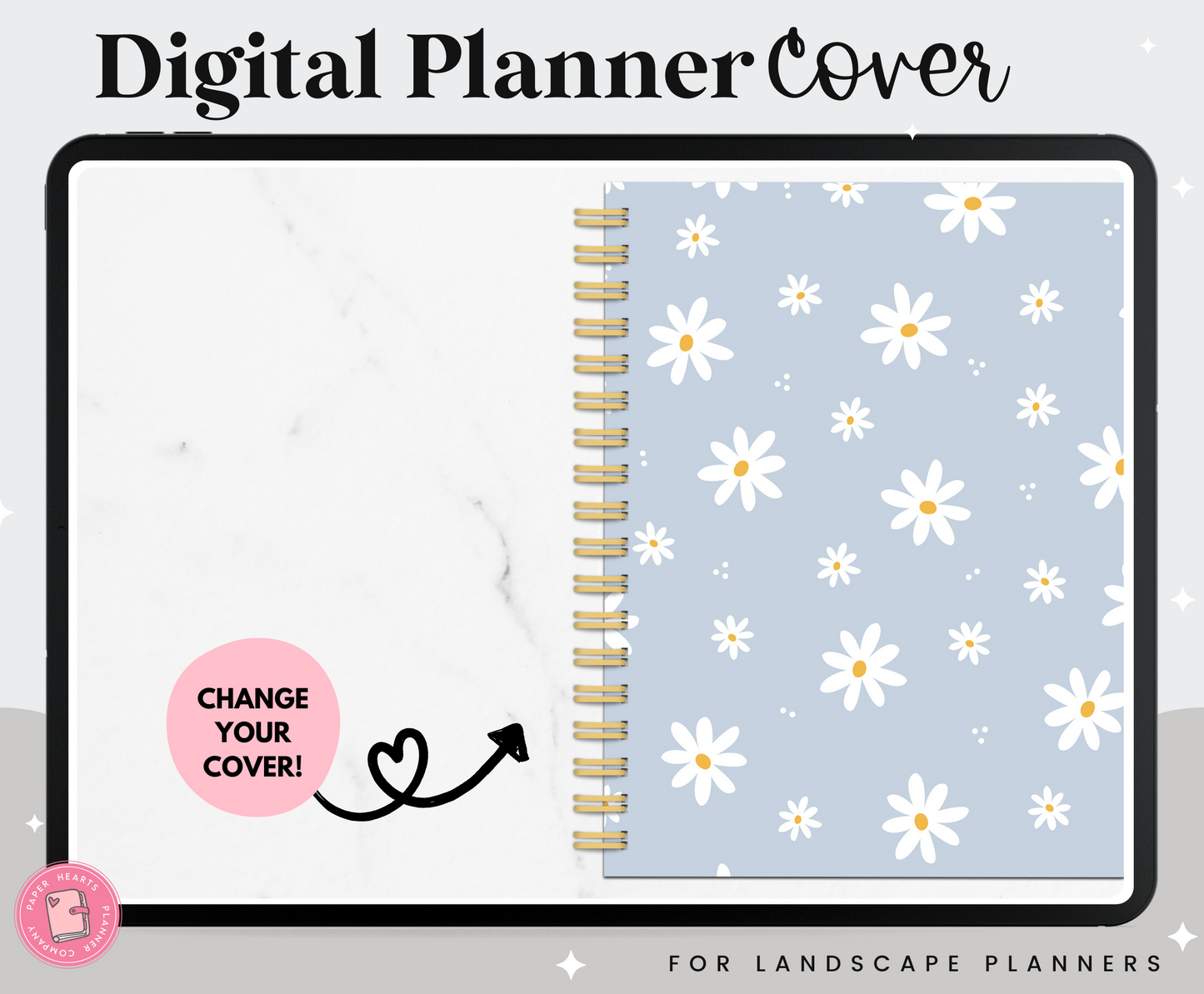 Light Blue Flowers Cover