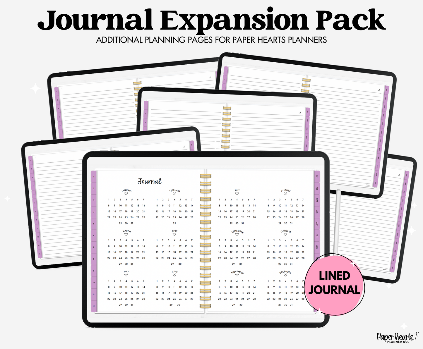 Lined Journal Expansion Pack