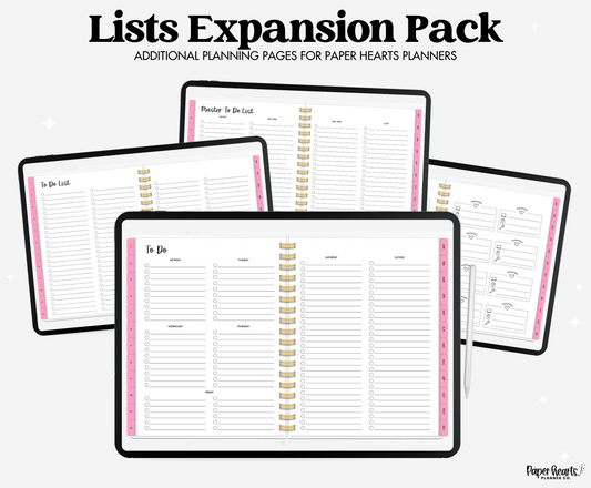 Lists Expansion Pack