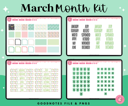 March Monthly Kit Stickers - Lucky Charms