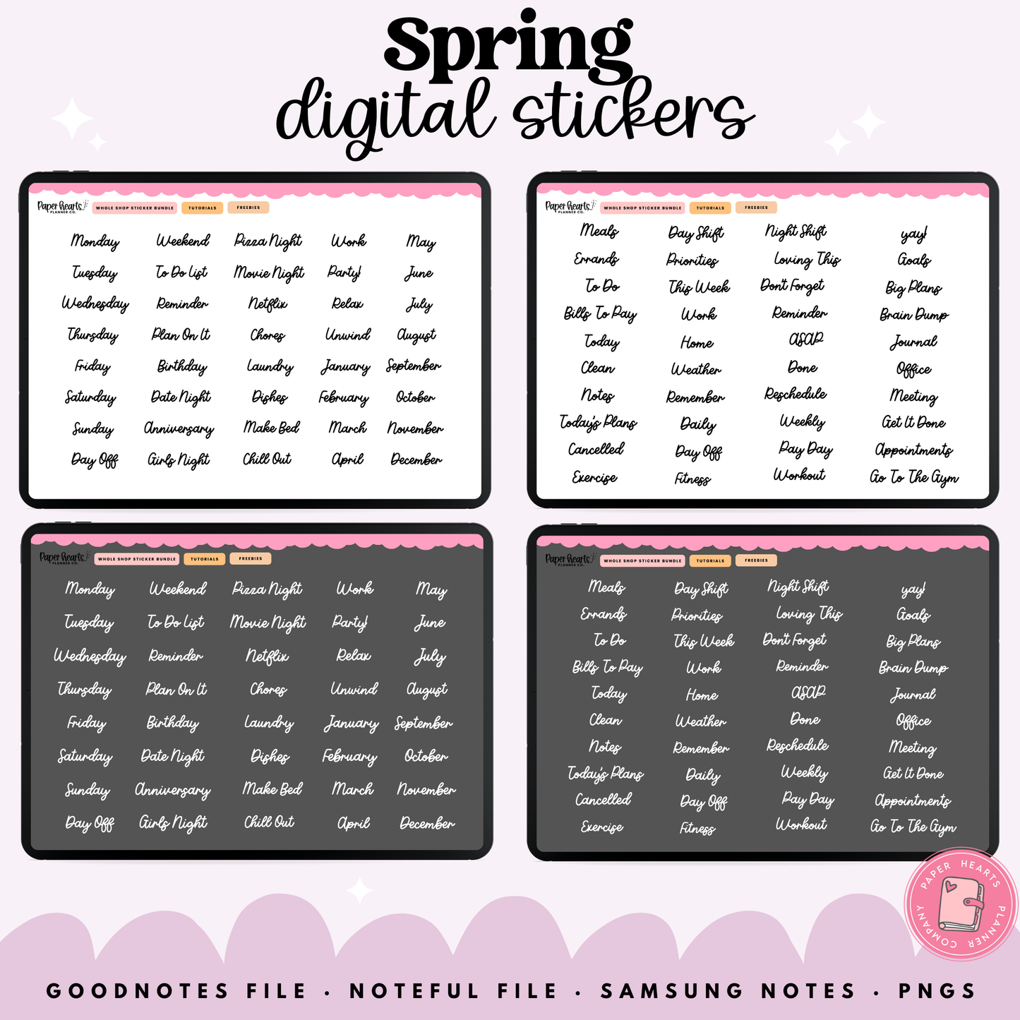 March Stickers