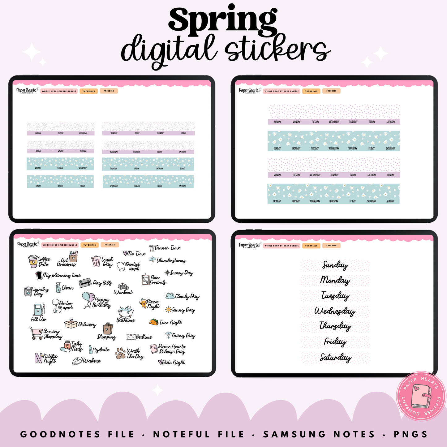 March Stickers