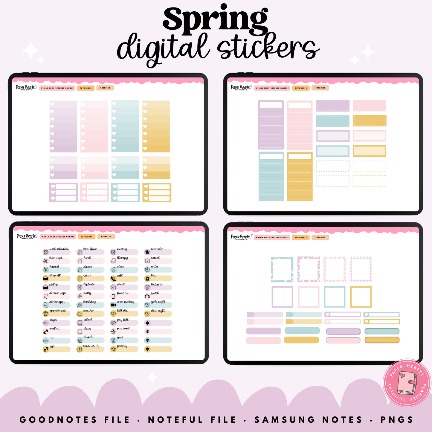 March Stickers