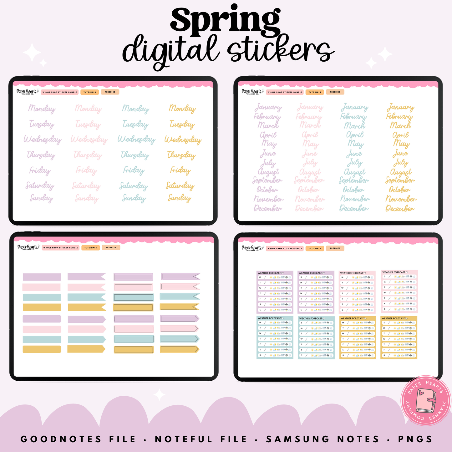 March Stickers