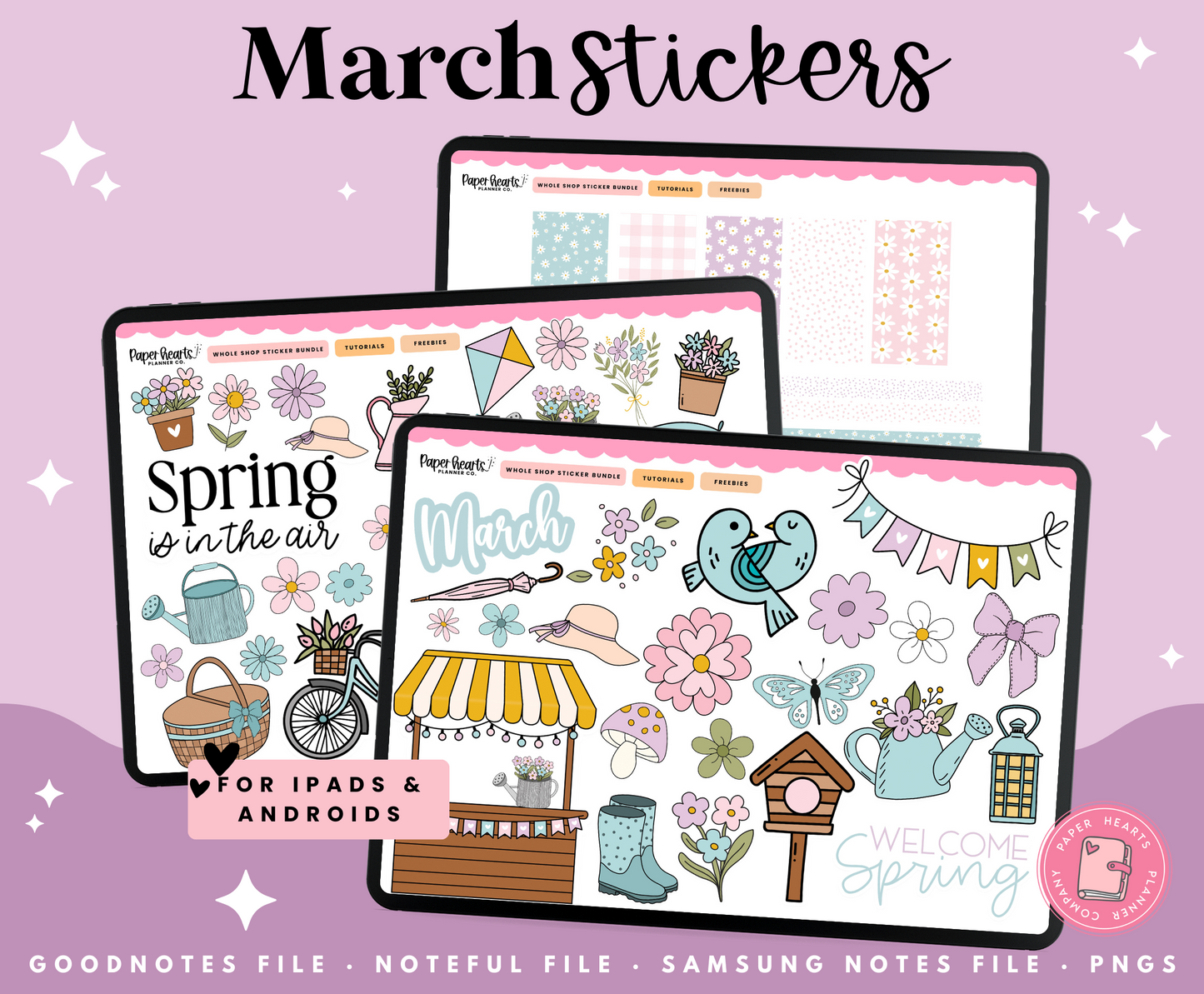 March Stickers