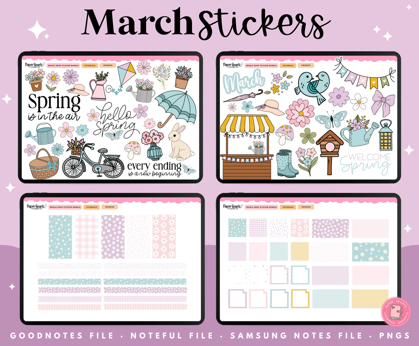 March Stickers