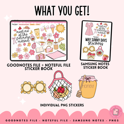 May Sunny Days Stickers